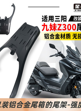 三阳Joymax九妹巡弋300尾架后备箱铝合金z300机车尾箱后货支架