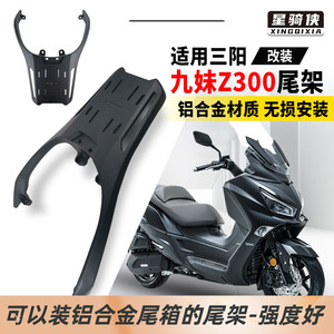 三阳Joymax九妹巡弋300尾架后备箱铝合金z300机车尾箱后货支架