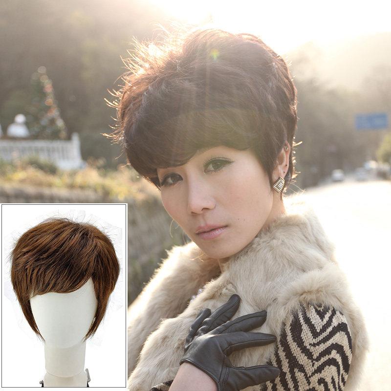 Perruque JUHANGWIGS     cheveux courts - Ref 2609446 Image 3