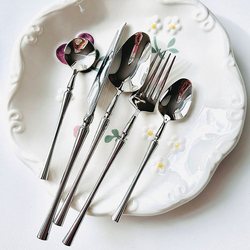 西餐牛排刀叉勺小蛮腰精美餐具