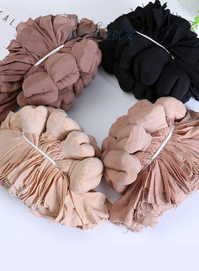 40双装 袜子女短袜包芯丝防勾丝天鹅绒黑色肉色丝袜夏季薄款丝袜