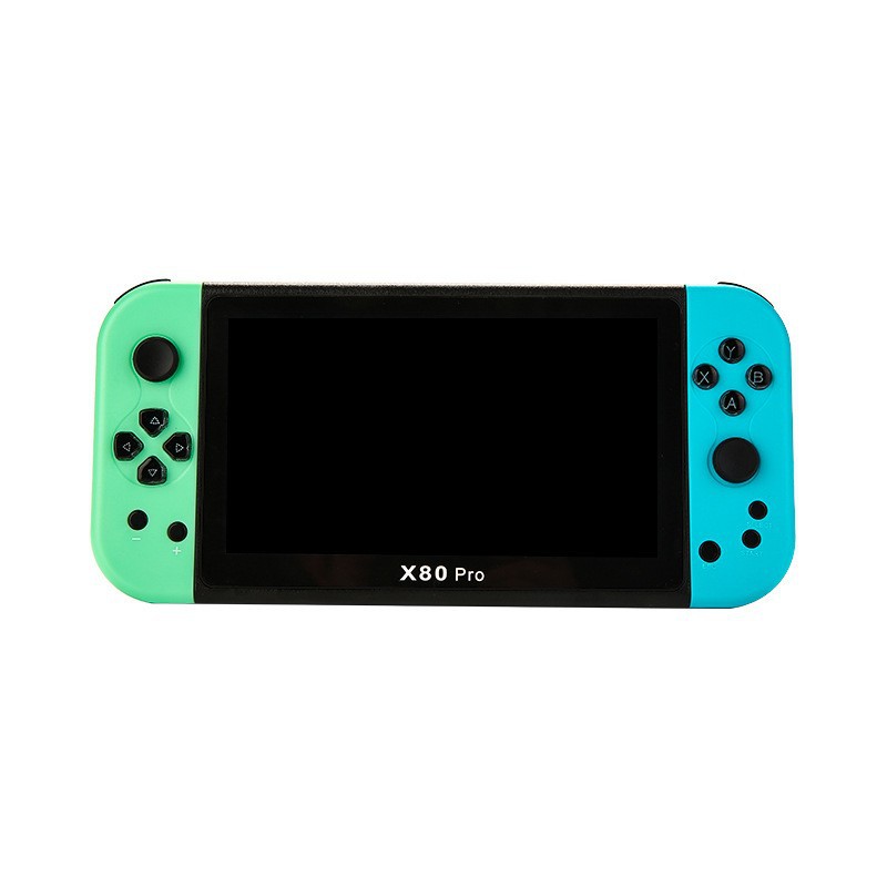 腾异新品X80 Pro掌机7寸清大屏街机 GBA模拟器经典怀旧掌上游戏
