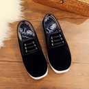 男款 男士 软底防滑休闲单鞋 劳保鞋 传统一脚蹬老布鞋 湖南纯手工布鞋