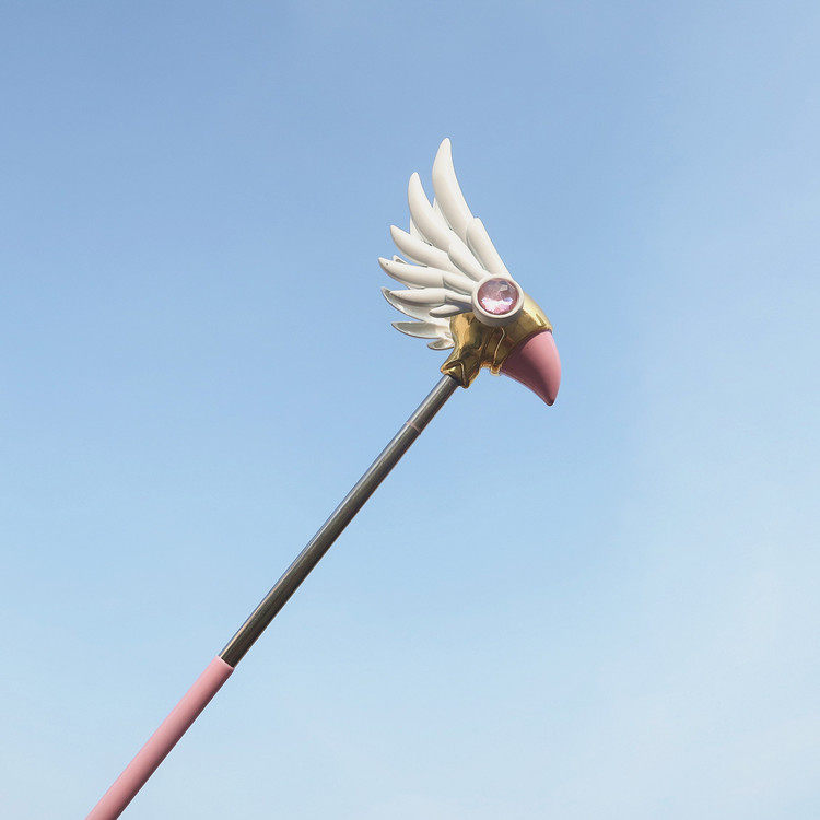 百变小樱魔法棒美少女战月牙水冰魔法棒金属同款cos拍照道具