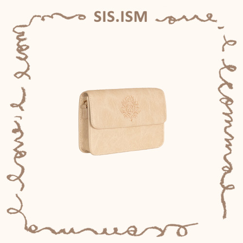 SIS.ISM/姐妹主义牛皮纸软小包休闲小众百搭纯色单肩斜挎包女
