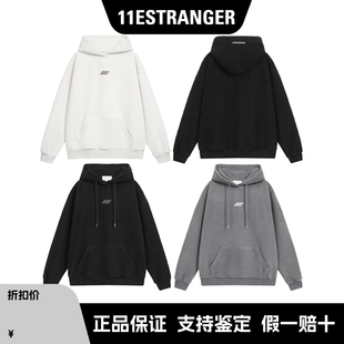 秋冬卫衣 情侣帽衫 11E 摇粒绒小logo连帽卫衣美式