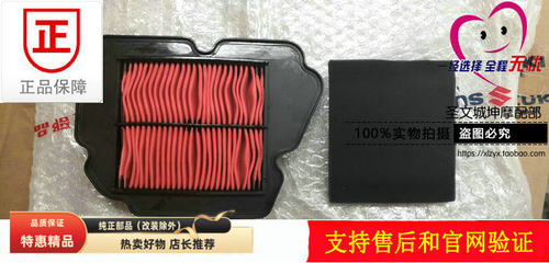 轻骑铃木悍骏悍道酷飚空气滤芯