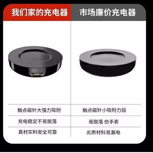 适用小米S1手表充电器底座xiaomi智能手表watch s1磁吸无线充电线