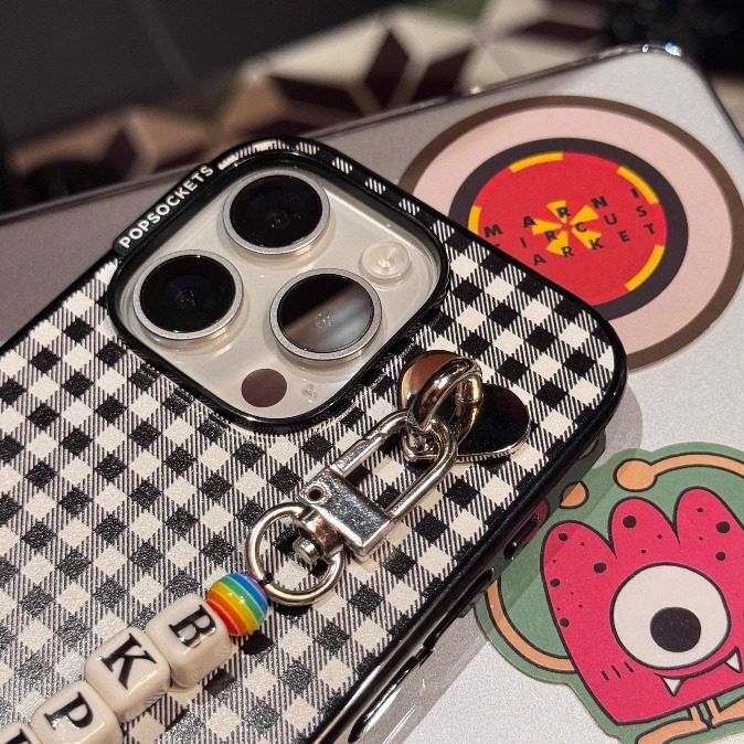 手机壳挂钩DIY爱心圆形金属饰品配件粘贴手机支架装饰可爱带背胶