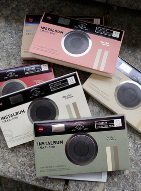 三夏光年×九口山 MINI NOTE迷你7系列复古拍立得相册影像笔记本