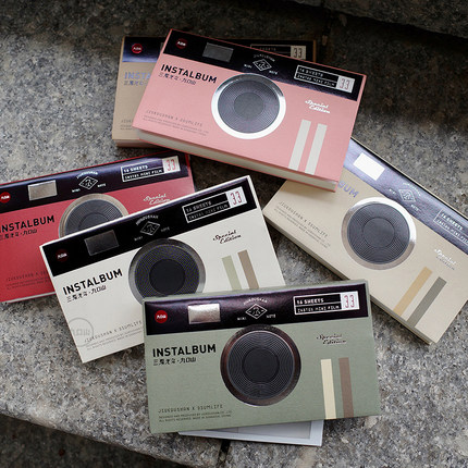 三夏光年×九口山 MINI NOTE迷你7系列复古拍立得相册影像笔记本