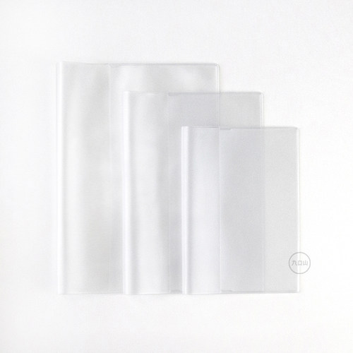 半透明pvc笔记本九口山本套