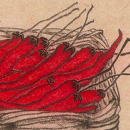 原创   辣椒装饰画无辣不欢红红火火火辣辣餐厅民宿客厅挂画壁画