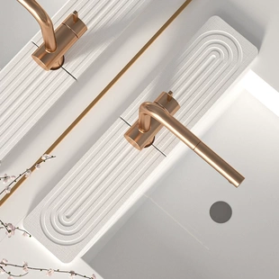 水龙头置物架垫子硅藻泥吸水速干硬垫厨房水槽浴室水池洗手收纳垫