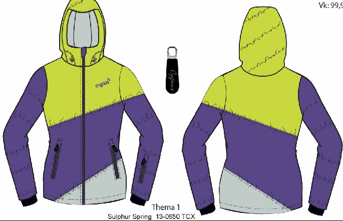 4休闲装。女式滑雪服R267纸样