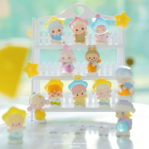 POP BEAN 泡泡萌粒 点亮夜空系列公仔 汽车摆件 手机链串珠材料