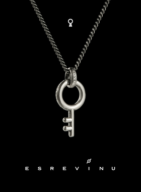 宇宙记号「KEY-钥匙」项链why is a raven like a writing desk？