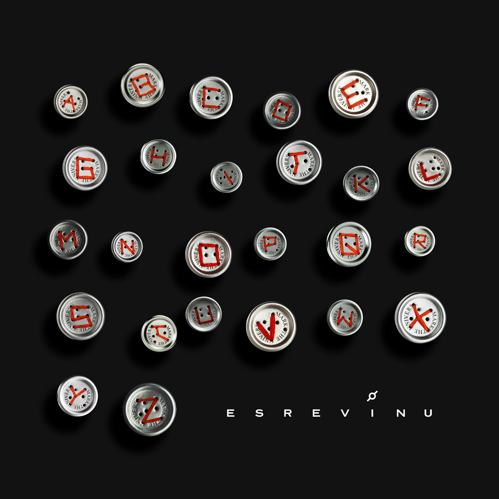 宇宙记号S925银圆形纽扣耳钉