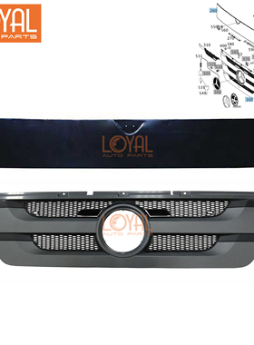 3341 4141 奔驰卡车泵车面板中网配件A9437500109 9437501418