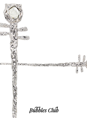 Bubblesclub卿隹系列 中阮琴头发簪柳琴小众流苏新中式发钗