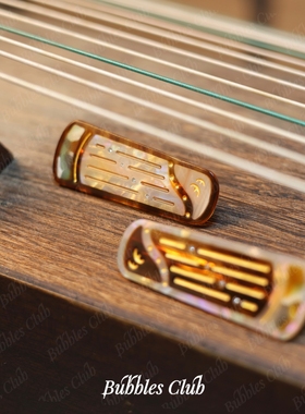 BubblesClub原创《琦筝异宝》系列古筝边夹新中式刘海夹配饰国风