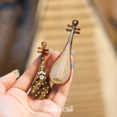 BubbleClub原创琵琶边夹新中式