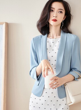 【超能小太阳严选】新款薄款小个子收腰短款西服1W21BX2036