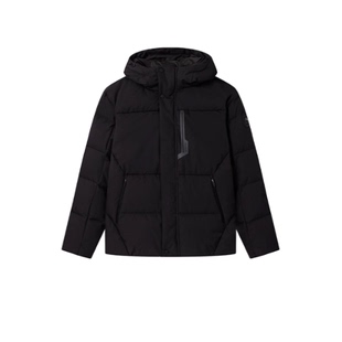 361度男款雨屏科技2025冬季新款短羽绒服连帽鸭绒外套552544314N