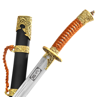 龙泉宝剑螭龙绣春刀雁翎刀清大刀花纹钢刀剑刀具防身冷兵器未开刃