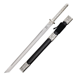 正品龙泉宝剑苏鸣佩刀唐横刀花纹钢一体刀剑刀具防身冷兵器未开刃