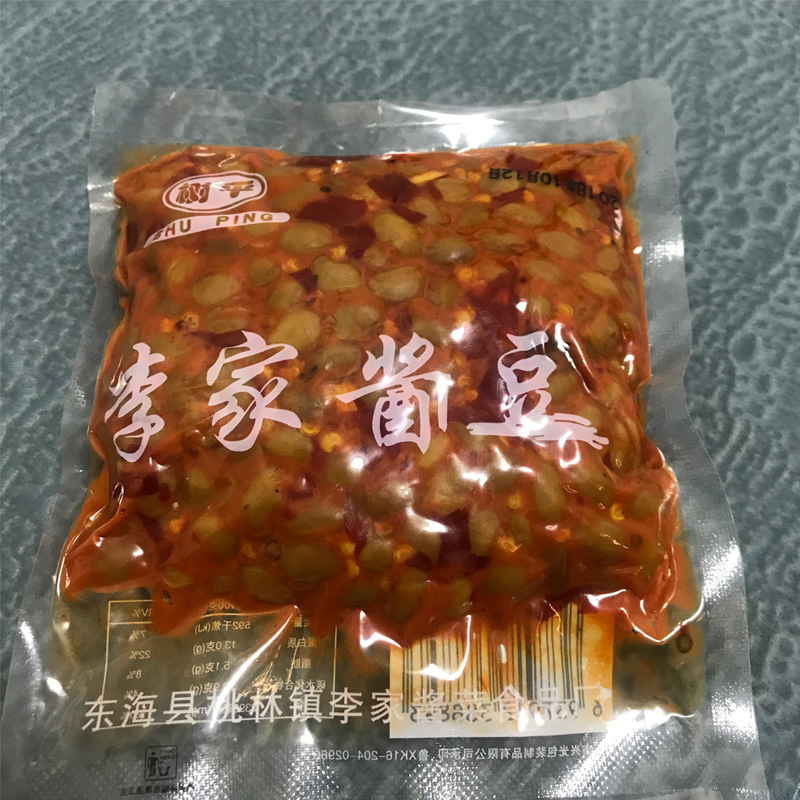 鲜盐豆 臭盐豆子 树平桃林酱豆李家酱菜 特产徐州连云港 12袋包邮 粮油调味/速食/干货/烘焙 豆瓣酱/豆酱/黄豆酱 原图主图