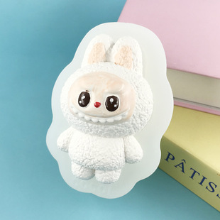 毛绒拉布布硅胶膜具手工捏捏模具巧克力慕斯磨具蛋糕布丁烘焙工具