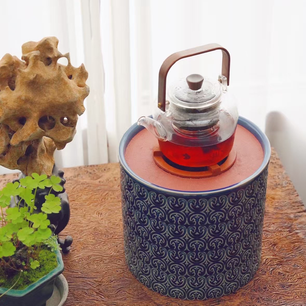 陶瓷北欧落地蝴蝶兰花器