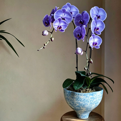 创意个性蝴蝶兰百搭花器桌面有孔