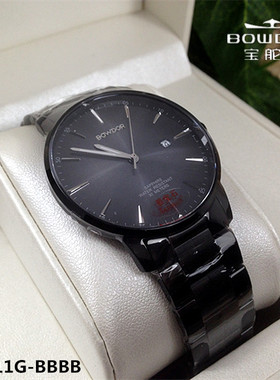 正品BOWDOR/宝舵手表 男表石英表99111G-BBBB日历商场同款99111
