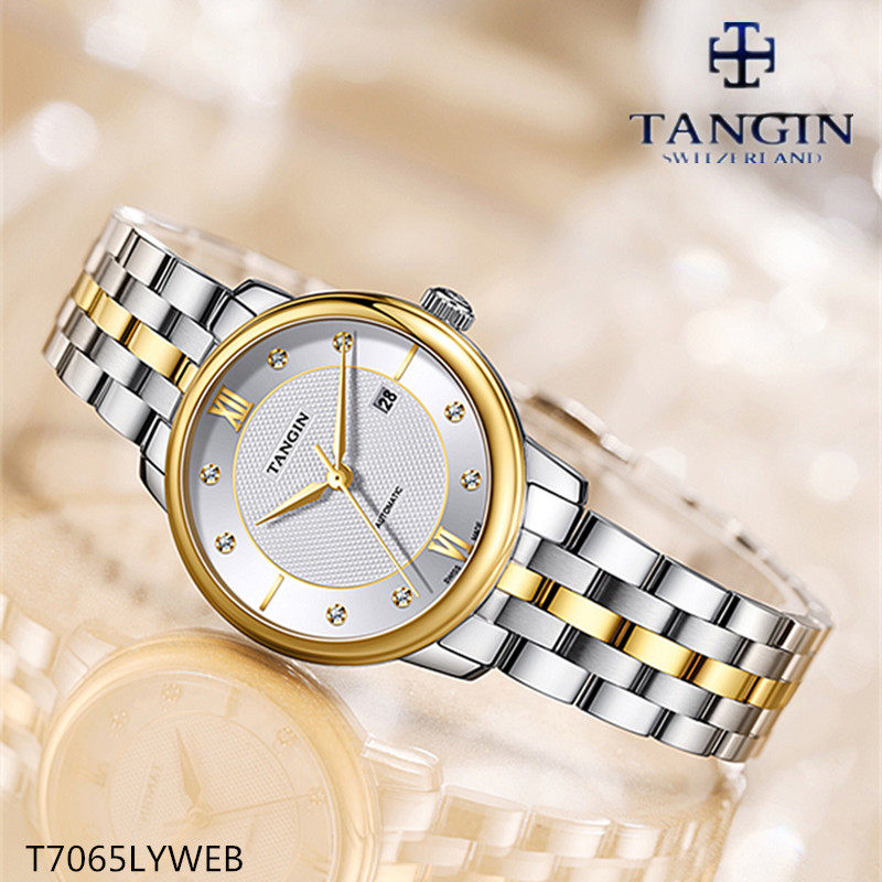 机械女表瑞士机芯瑞士天珺tangin