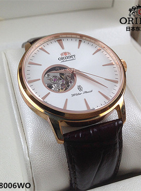 商场同款orient东方双狮表 机械男表全自动防水镂空表SDB08006WO