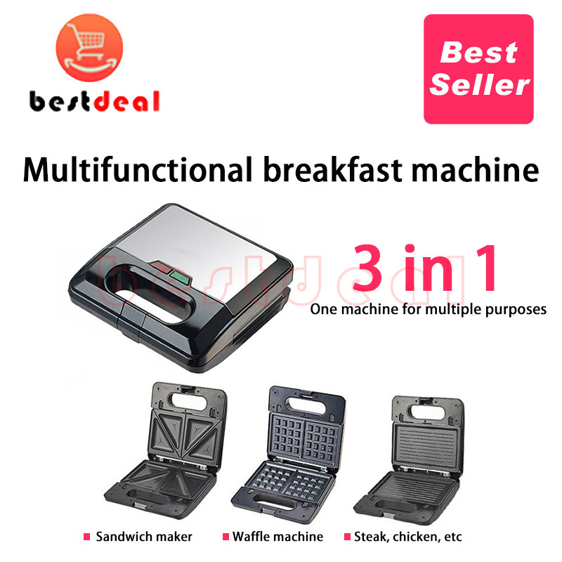 3 in 1 sandwich maker English waffle maker breakfast machine