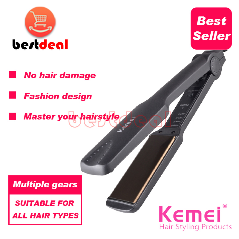 Hair Styling Electric splint hair straightener KM-329 电夹板