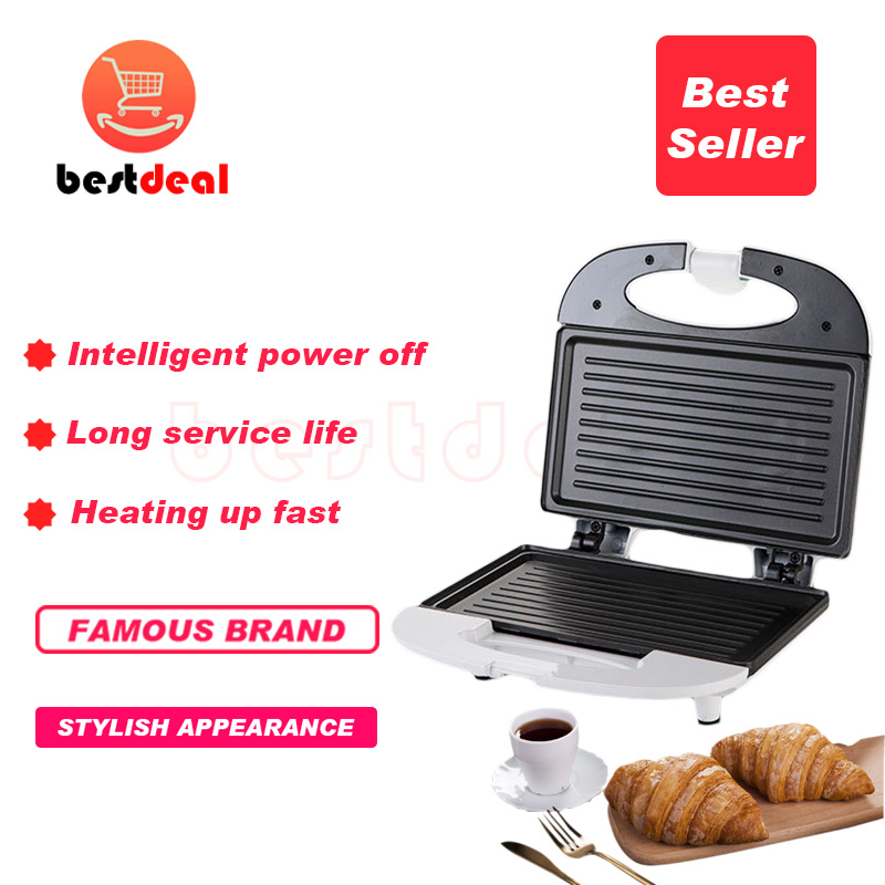 Panini Bread Breakfast Machine Toaster Sandwich Maker 3 in 1