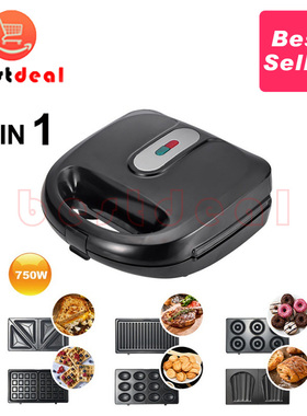 6 in 1 Sandwich Maker waffle Maker三明治华夫饼土司面包早餐机