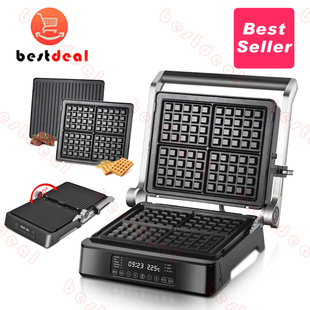 2 in 1 English steak machine waffle maker meat grill 牛排机