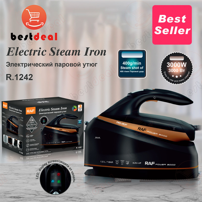 3000W electric steam iron electric iron 1.5L water tank 熨斗