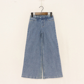 弹力微喇裤 女童假口袋磨白厚款 D2H 童装 欧美单春秋款