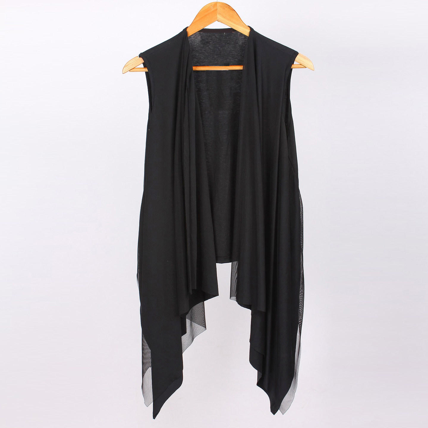 时尚中长款马甲男披风披肩外搭潮流个性无袖开衫外套暗黑系薄马夹,男装,常规马甲,淘宝优惠券,粉丝福利购,淘宝优惠卷