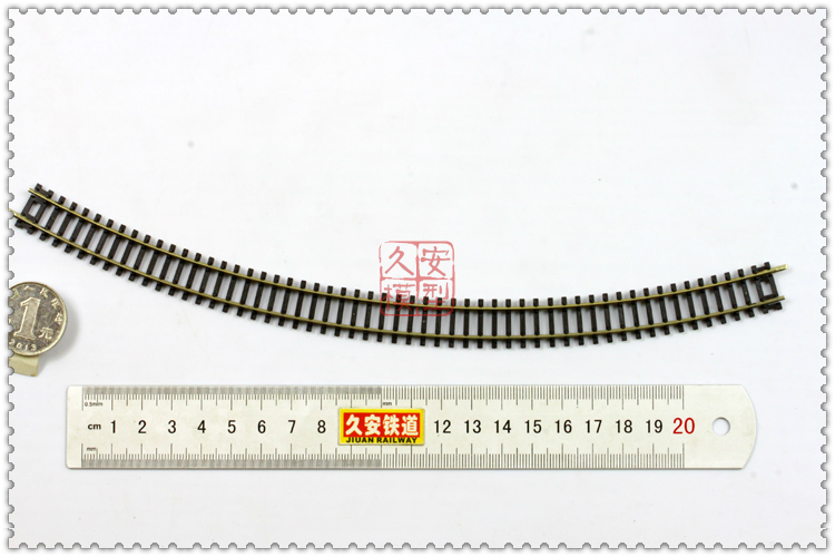 PECO 专业火车模型轨道 N比例1:160 ST-19 四号弯双倍长度 木枕