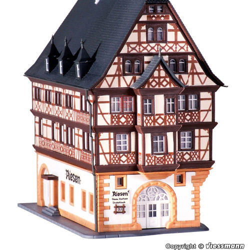 久安铁道建筑模型1:160N比例KIBRI 37117Miltenberg的Riesen酒店