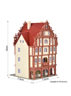 久安铁道 沙盘建筑模型1:160 N比例Vollmer47751老式百货商店