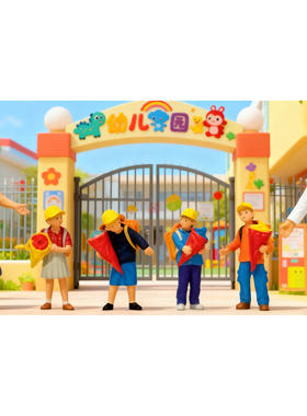 久安铁道 仿真人物 微缩小人 1:87 PREISER 10596 开学