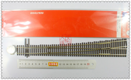 久安铁道 PECO 专业火车轨道CODE83 SL-8382 #8道岔左开 绝缘岔芯